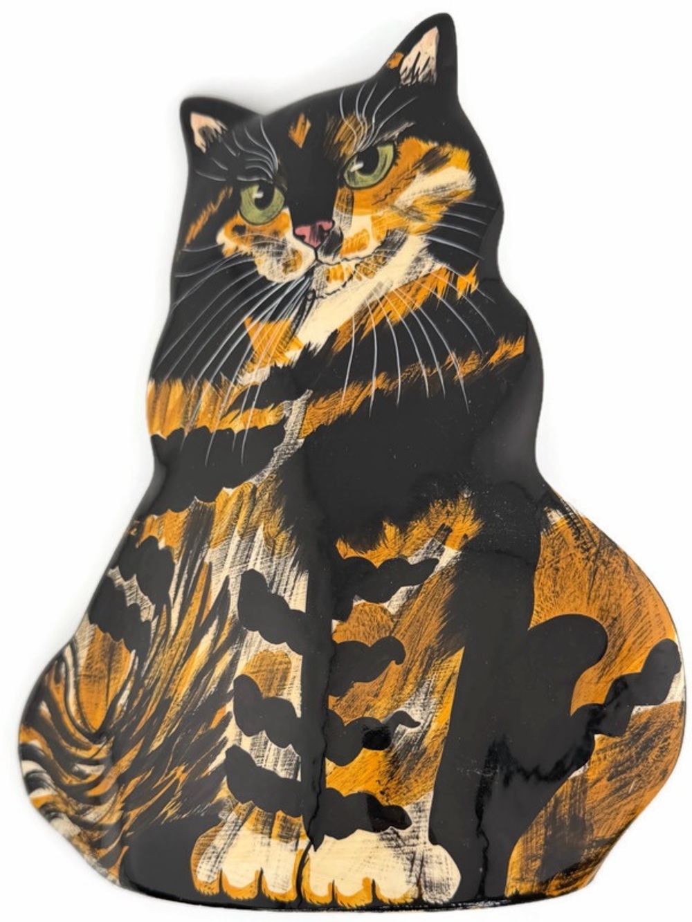 Cats by Nina Ceramic Calico Cat Planter Vase